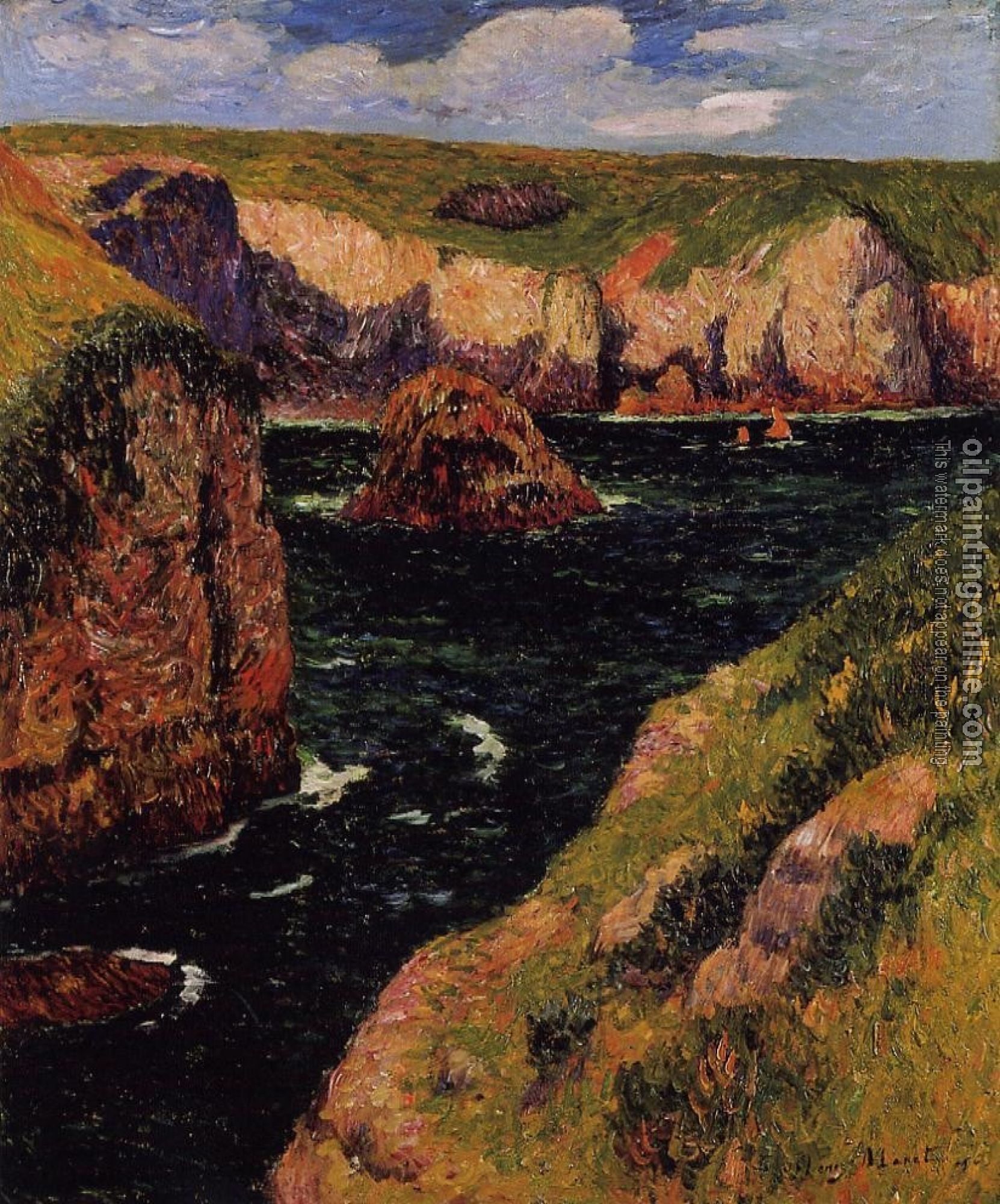 Moret, Henri - Les Daomois, Belle-Ile